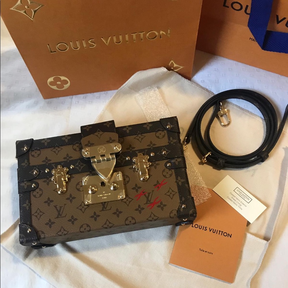 BNIB Louis Vuitton Petit Malle - Reverse Monogram.